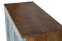 GINER Y COLOMER Commode en bois de manguier naturel et multicolore